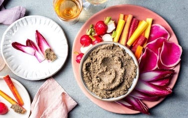 lentil and shallot dip