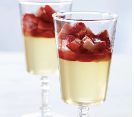 Riesling Gelée with Strawberry Conserve